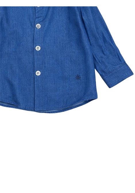 Camicia neonato in cotone denim Manuel Ritz | 34633DENIM